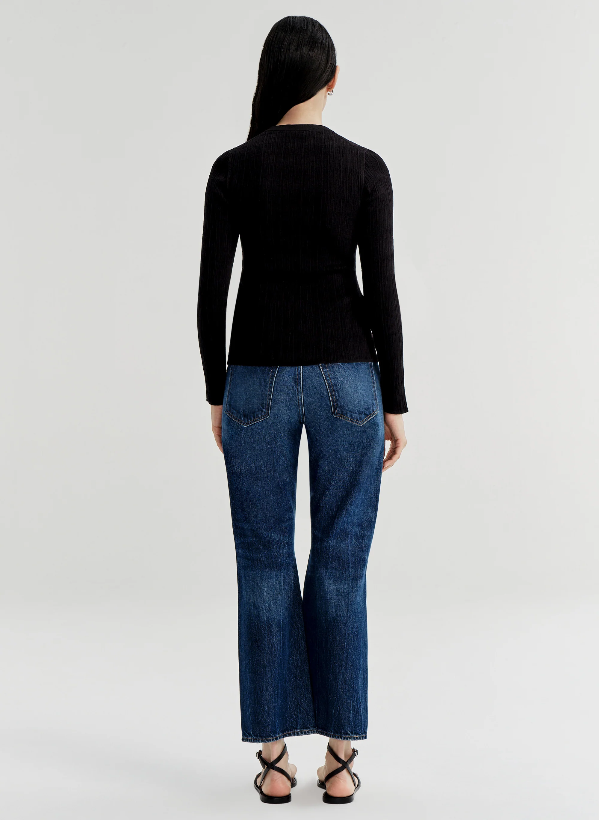 Fisher Fine Cotton Knit Cardigan - Image 5