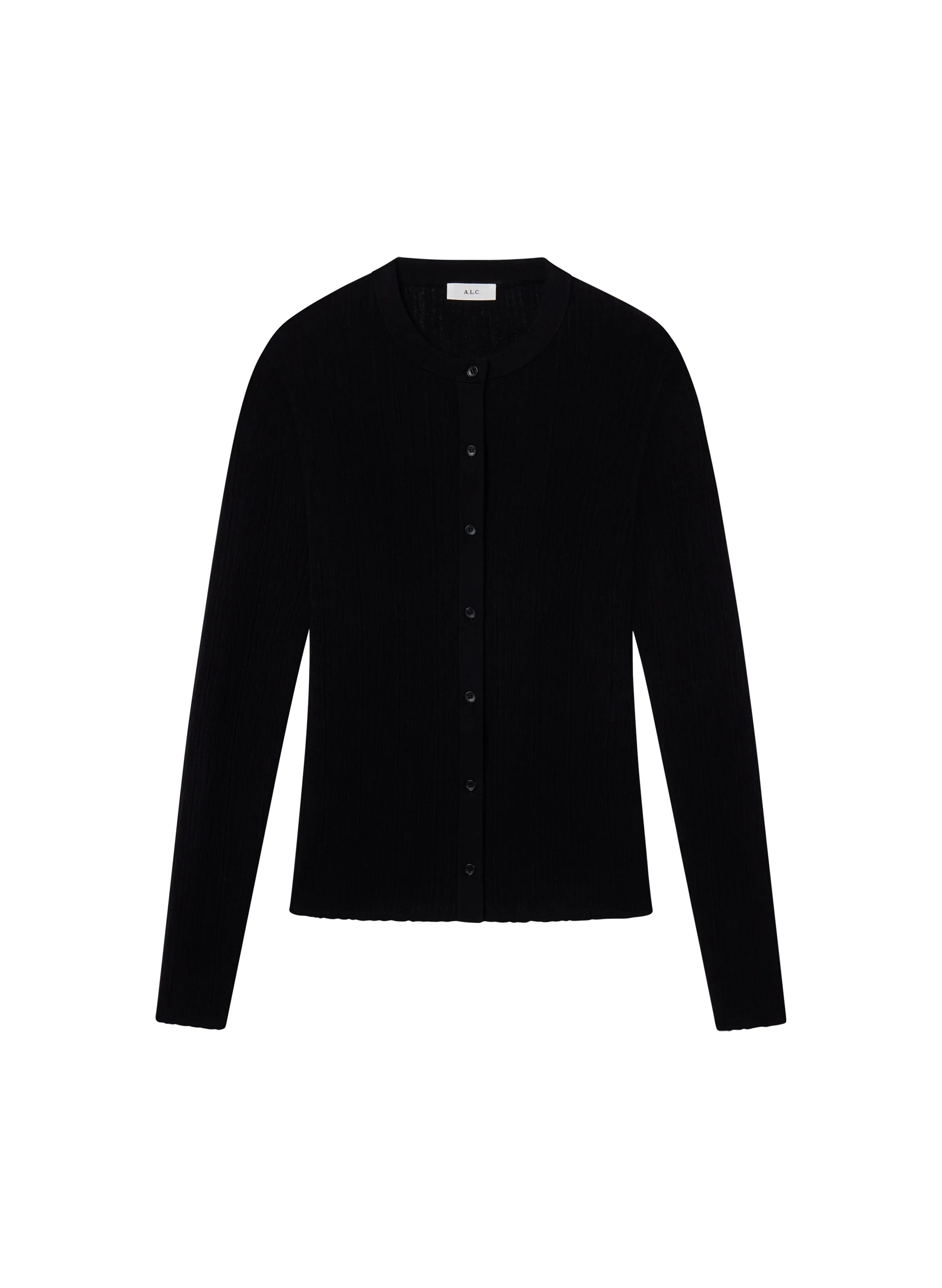 Fisher Fine Cotton Knit Cardigan - Image 6