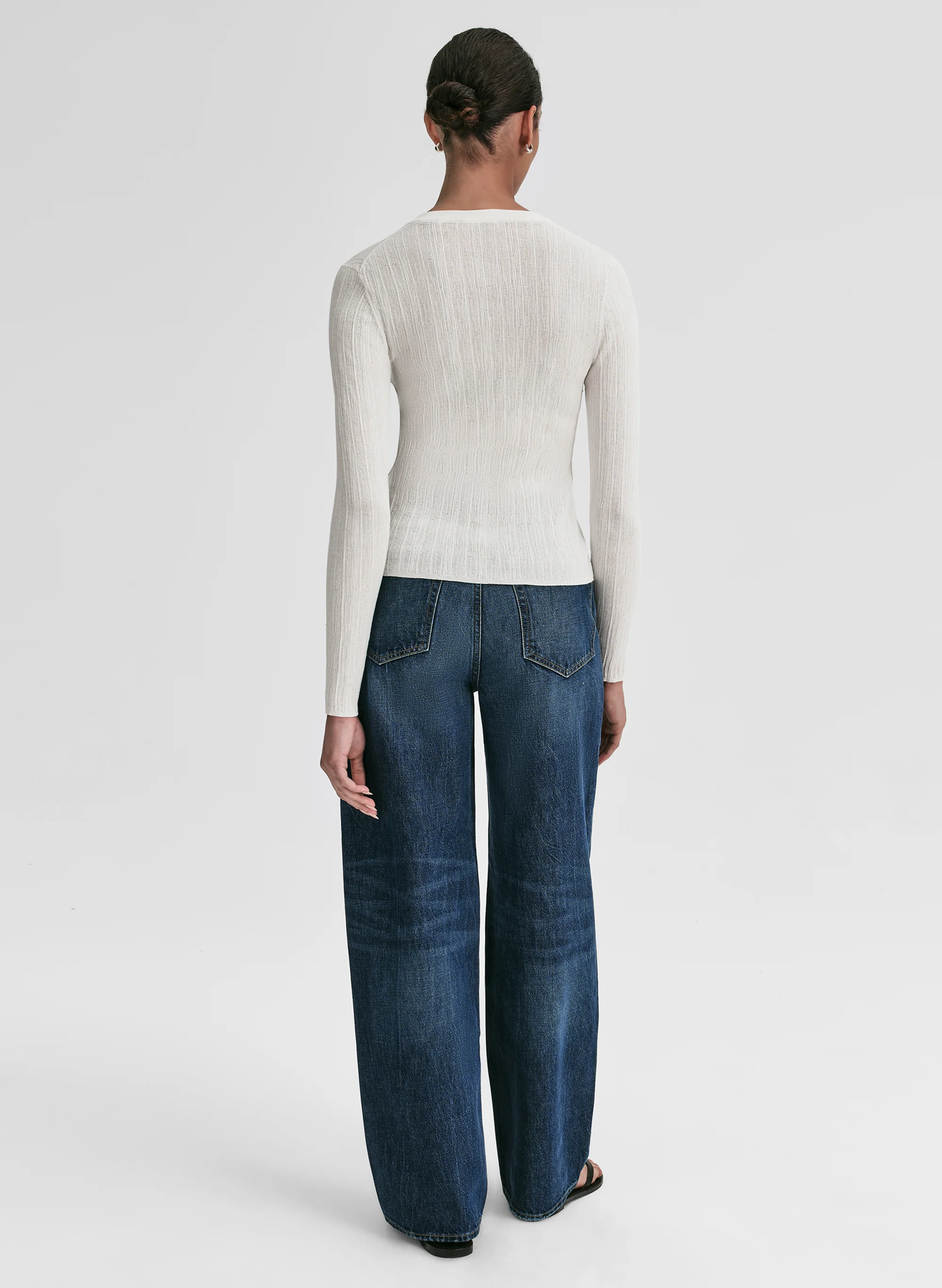 Fisher Fine Cotton Knit Cardigan - Image 5