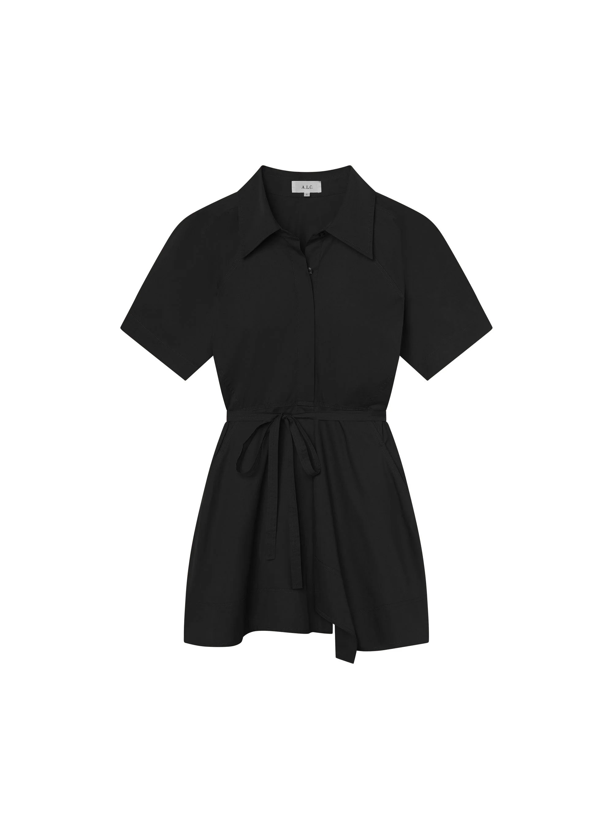 Julie Cotton Mini Shirtdress - Image 6