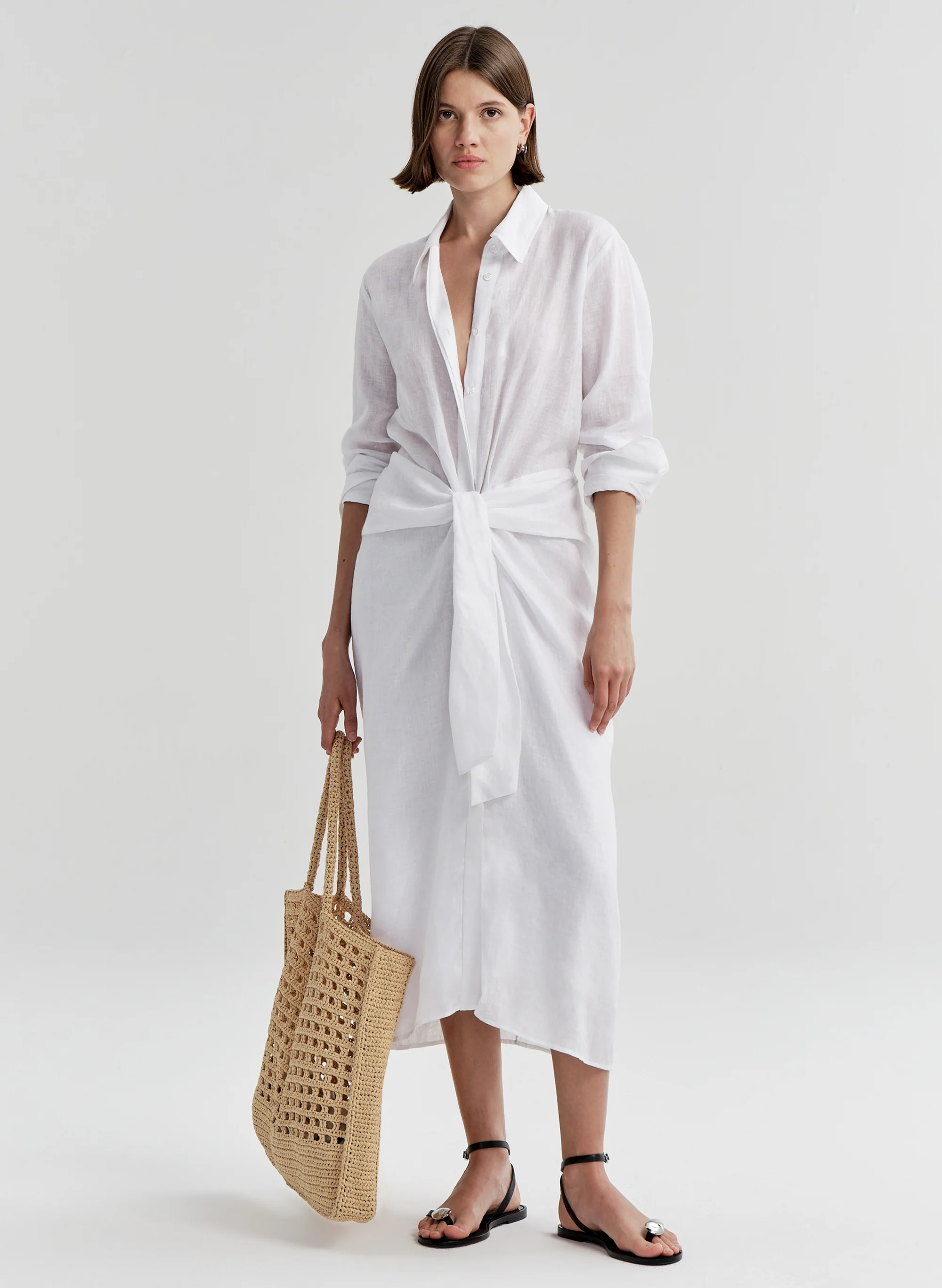 Lucy Raffia Tote - Image 2