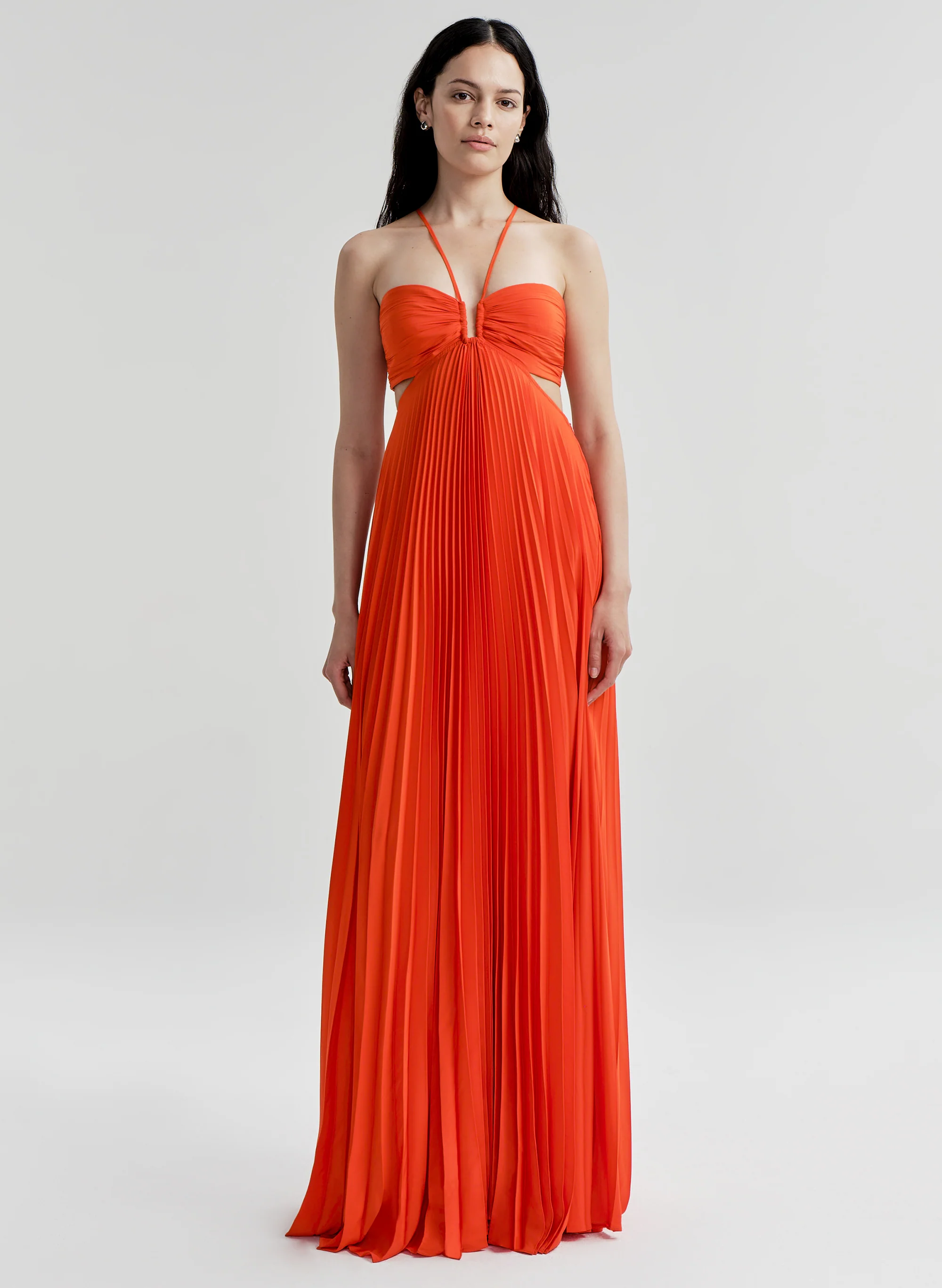 Moira Pleated Maxi Dress